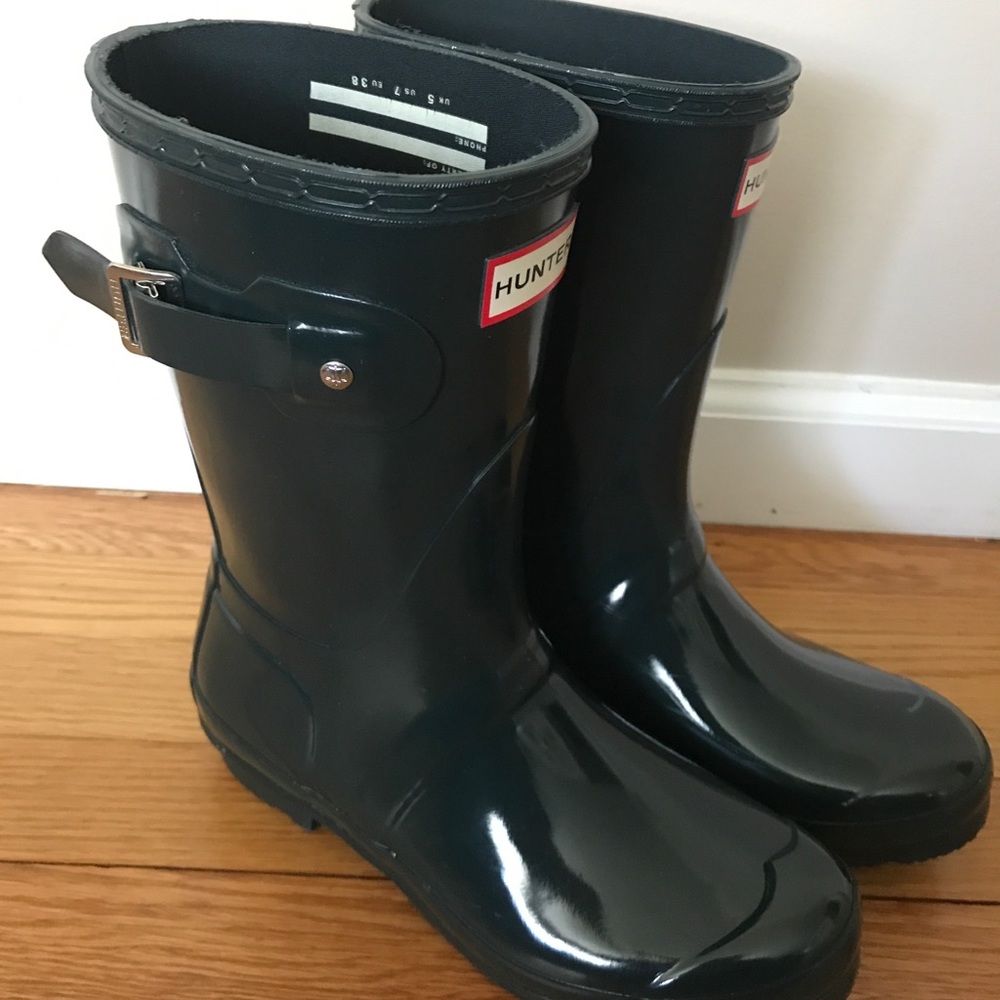 Hunter Original Short Glossy Rain Boots